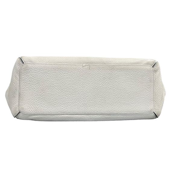 Kate Spade New York Large White Pebbled Leather Tote Shoulder Bag - Picture 6 of 16